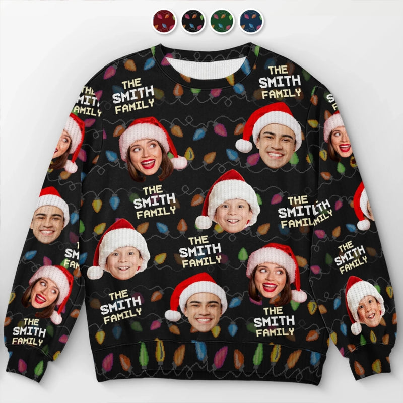Noël est un moment pour se retrouver en famille – Sweatshirt personnalisé pour la famille – Pull en laine unisexe – Cadeau de Noël pour les membres de la famille