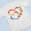 De l’amour brodé dans chaque prénom – T-shirt familial personnalisé (unisexe & premium) et hoodie – Cadeau pour la fête des Mères, maman ou mamie