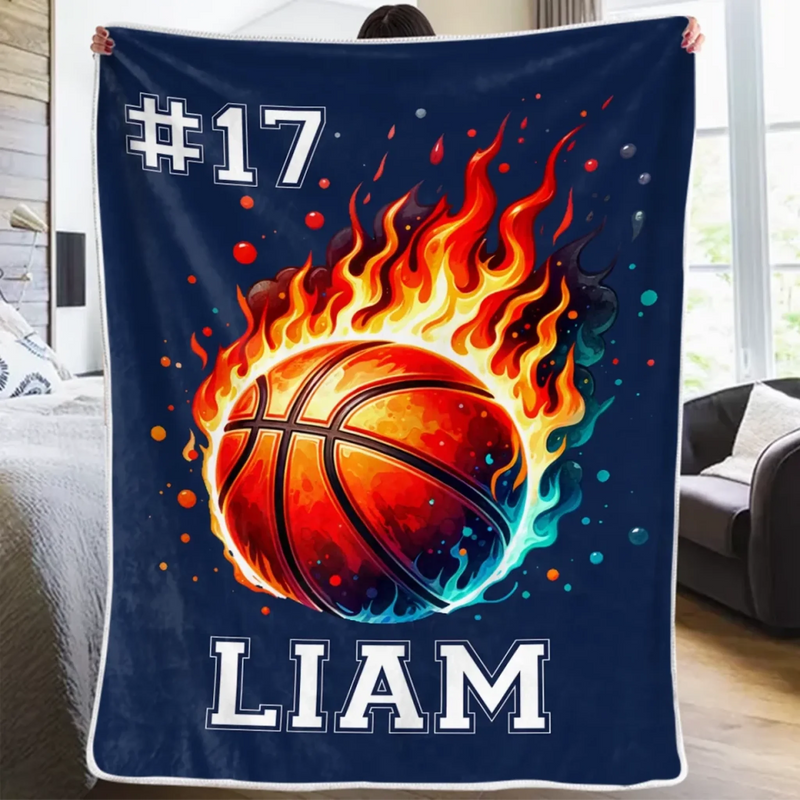 Bring the Heat – Couverture personnalisée – Cadeau pour amateurs et joueurs de sport