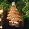 Ornement en acrylique personnalisé – Cadeaux de Noël ou d’anniversaire pour maman, papa, enfants – Famille joyeuse et aimante