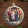 Ornement photo en acrylique personnalisé – Cadeaux de Noël ou d’anniversaire pour maman, papa, frère, sœur, enfants – La famille rend Noël magique
