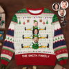 Sweatshirt moche unisexe personnalisé avec photo – Cadeaux de Noël ou d’anniversaire pour maman, papa, enfants – Glissez vers les fêtes avec style