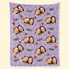 Couverture personnalisée avec photo – L’amour est beau, l’amitié est meilleure – Cadeau de Noël pour meilleures amies, BFF, sœurs