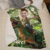 Couverture personnalisée avec photo – Cadeaux pour enfants, nouvelles mamans, nouveaux papas, nouveaux parents – Rugir comme un dinosaure