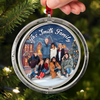 Ornement Rotatif En Acrylique Personnalisé Avec Photo - Cadeaux De Noël Et D’Anniversaire Pour Maman, Papa, Frère, Sœur, Enfants - Des Cœurs Unis En Cette Saison De Noël