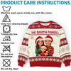 Sweatshirt Laid Unisexe Personnalisé Avec Photo - Cadeaux De Noël Et D’Anniversaire Pour Maman, Papa, Frère, Sœur, Enfants - Tout Enveloppé D’Amour