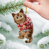 Ornement En Acrylique Personnalisé - Cadeaux De Noël Et D’Anniversaire Pour Amoureux Des Chats, Maman Et Papa Chats - Les Chats Apportent De La Lumière Aux Fêtes