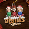 Ornement En Acrylique Personnalisé - Cadeaux De Noël Et D’Anniversaire Pour Meilleures Amies, Femmes, Sœurs, BFF - Âmes Sœurs Pour Toujours