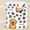 Mug Personnalisé À Effet Imprimé 3D Gonflé - Cadeaux D’Anniversaire Pour Amoureux Des Chiens, Papa Et Maman Chiens - Mon Meilleur Ami A Quatre Pattes