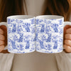 Mug Personnalisé - Cadeaux D’Anniversaire Pour Amoureux Des Chiens, Papa Et Maman Chiens - Sirotez Avec Style, Aboyez En Bleu