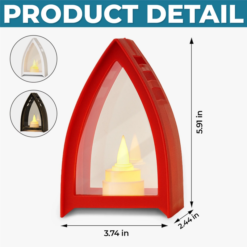Lanterne De Table LED Nuit Étoilée Personnalisée - Cadeaux Commémoratifs Et De Sympathie De Noël Pour Chiens - Pour Toujours Ma Flamme