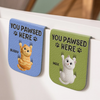 Marque-Page Magnétique En Cuir Personnalisé - Cadeaux Pour Amoureux Des Livres, Rats De Bibliothèque, Maman Et Papa Chats - Perdu Dans Les Chapitres