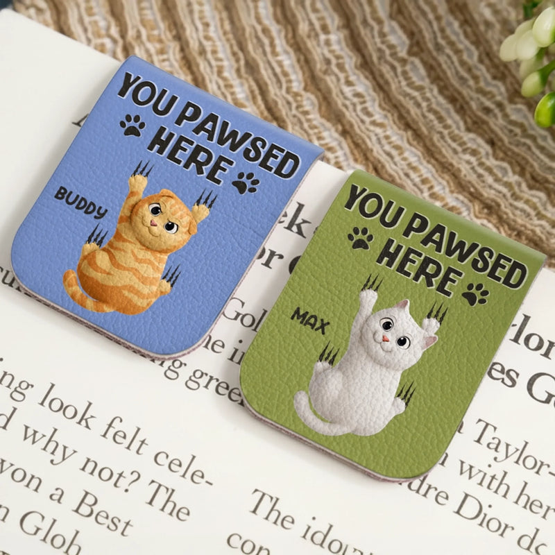 Marque-Page Magnétique En Cuir Personnalisé - Cadeaux Pour Amoureux Des Livres, Rats De Bibliothèque, Maman Et Papa Chats - Perdu Dans Les Chapitres