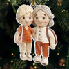 Ornement En Acrylique Au Crochet Personnalisé Avec Photo - Cadeaux De Noël Et D’Anniversaire Pour Meilleures Amies, Femmes, Sœurs, BFF - Âmes Sœurs Pour Toujours