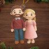 Ornement En Acrylique Au Crochet Personnalisé Avec Photo - Cadeaux D’Anniversaire, De Noël Et De Mariage Pour Mari Et Femme, Lui Et Elle - Je T’Aimerai Pour Toujours