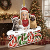 Ornement En Acrylique Personnalisé - Cadeaux De Noël Et D’Anniversaire Pour Famille, Amoureux Des Chiens Et Chats - Notre Petit Monde