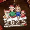 Ornement En Acrylique Personnalisé - Cadeaux De Noël Et D’Anniversaire Pour Famille, Amoureux Des Chiens Et Chats - Ensemble Est Notre Meilleure Tradition