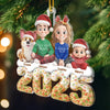 Ornement En Acrylique Personnalisé - Cadeaux De Noël Et D’Anniversaire Pour Famille, Amoureux Des Chiens Et Chats - Souvenirs Joyeux
