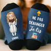 Chaussettes Personnalisées - Cadeaux Pour Amoureux Des Livres, Rats De Bibliothèque, Lecteurs - Gueule De Bois Littéraire En Cours