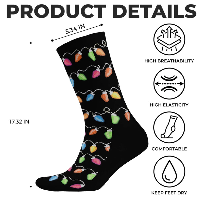 Chaussettes Personnalisées - Cadeaux D’Anniversaire Pour Amoureux Des Chiens, Papa Et Maman Chiens - Miaouël Étincelant