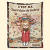 Couverture Personnalisée - Cadeaux Pour Amoureux Des Livres, Rats De Bibliothèque, Lecteurs - L’Amour Des Livres Ne Finit Jamais