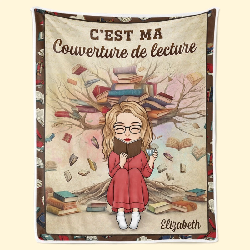 Couverture Personnalisée - Cadeaux Pour Amoureux Des Livres, Rats De Bibliothèque, Lecteurs - L’Amour Des Livres Ne Finit Jamais
