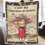 Couverture Personnalisée - Cadeaux Pour Amoureux Des Livres, Rats De Bibliothèque, Lecteurs - L’Amour Des Livres Ne Finit Jamais