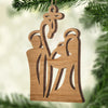 Ornement en Bois – Cadeaux de Noël Catholiques pour Tous les Croyants, Amoureux de Jésus – Le Christ Sauveur est Né