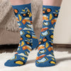 Chaussettes Personnalisées - Cadeaux Pour Amoureux Des Livres, Rats De Bibliothèque, Lecteurs - Un Livre Est Un Ami Qui Ne Te Quitte Jamais