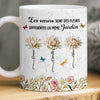 Mug Personnalisé - Cadeaux D’Anniversaire Pour Maman, Fille - Reliées Pour Toujours En Famille