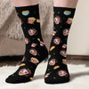 Chaussettes Personnalisées - Cadeaux Pour Amoureux Des Livres, Rats De Bibliothèque, Lecteurs - Le Moment Cinéma Devient Encore Meilleur