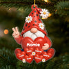 Ornement En Acrylique Personnalisé - Cadeaux D’Anniversaire, De Noël Et De Mariage Pour Mari Et Femme - Mon Nain Pour Toujours Heureux