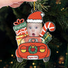 Ornement En Acrylique Personnalisé Avec Photo - Cadeaux De Noël Et D’Anniversaire Pour Enfants - Les Petits Sourires Brillent À Noël