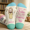 Chaussettes Personnalisées - Cadeaux Pour Amoureux Des Livres, Rats De Bibliothèque, Lecteurs - Les Lecteurs Vont Lire