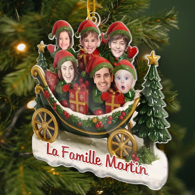 Ornement En Acrylique Personnalisé Avec Photo - Cadeaux De Noël Et D’Anniversaire Pour Collègues, Meilleures Amies De Travail, Meilleurs Amis, Famille - Les Meilleurs Moments Avec Les Meilleures Personnes
