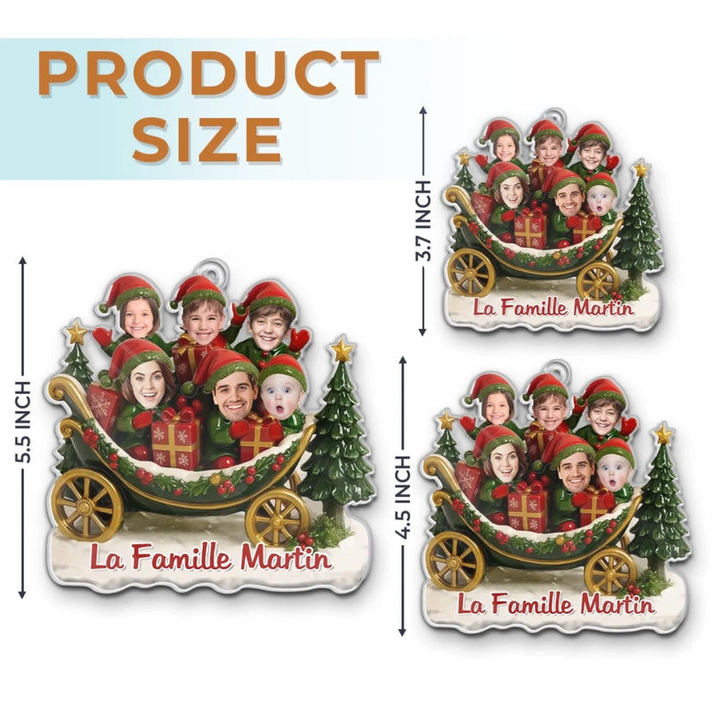 Ornement En Acrylique Personnalisé Avec Photo - Cadeaux De Noël Et D’Anniversaire Pour Collègues, Meilleures Amies De Travail, Meilleurs Amis, Famille - Les Meilleurs Moments Avec Les Meilleures Personnes