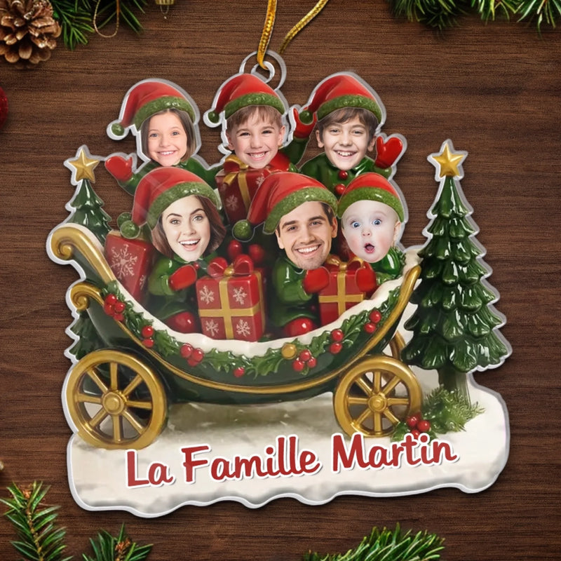 Ornement En Acrylique Personnalisé Avec Photo - Cadeaux De Noël Et D’Anniversaire Pour Collègues, Meilleures Amies De Travail, Meilleurs Amis, Famille - Les Meilleurs Moments Avec Les Meilleures Personnes