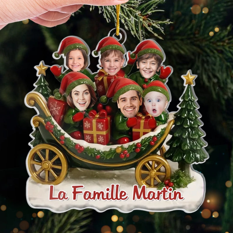 Ornement En Acrylique Personnalisé Avec Photo - Cadeaux De Noël Et D’Anniversaire Pour Collègues, Meilleures Amies De Travail, Meilleurs Amis, Famille - Les Meilleurs Moments Avec Les Meilleures Personnes