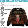 Sweatshirt De Noël Laid Unisexe Personnalisé - Cadeaux De Noël Pour Amoureux Des Livres, Rats De Bibliothèque, Lecteurs - Passez Un Petit Noël Littéraire