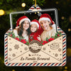 Ornement En Acrylique Personnalisé Avec Photo - Cadeaux De Noël Et D’Anniversaire Pour Maman, Papa, Frère, Sœur, Enfants - Un Message D’Amour De La Famille Pour Noël