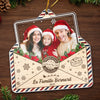 Ornement En Acrylique Personnalisé Avec Photo - Cadeaux De Noël Et D’Anniversaire Pour Maman, Papa, Frère, Sœur, Enfants - Un Message D’Amour De La Famille Pour Noël