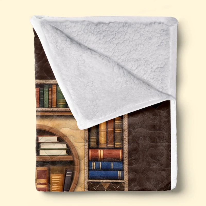 Couverture Personnalisée - Cadeaux Pour Amoureux Des Livres, Rats De Bibliothèque, Lecteurs - La Magie Des Livres Ne S’Éteint Jamais