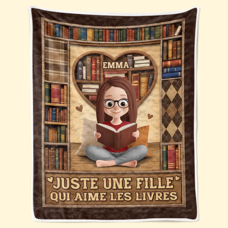 Couverture Personnalisée - Cadeaux Pour Amoureux Des Livres, Rats De Bibliothèque, Lecteurs - La Magie Des Livres Ne S’Éteint Jamais