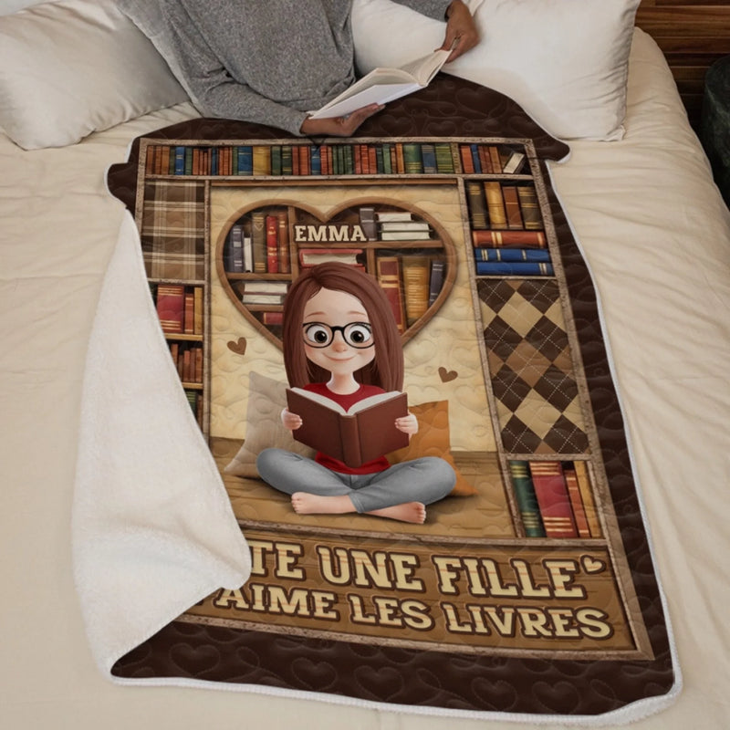 Couverture Personnalisée - Cadeaux Pour Amoureux Des Livres, Rats De Bibliothèque, Lecteurs - La Magie Des Livres Ne S’Éteint Jamais