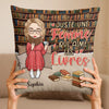 Coussin À Poche Personnalisé - Cadeaux Pour Amoureux Des Livres, Rats De Bibliothèque, Lecteurs - La Lecture, Mon Calme Dans Le Chaos
