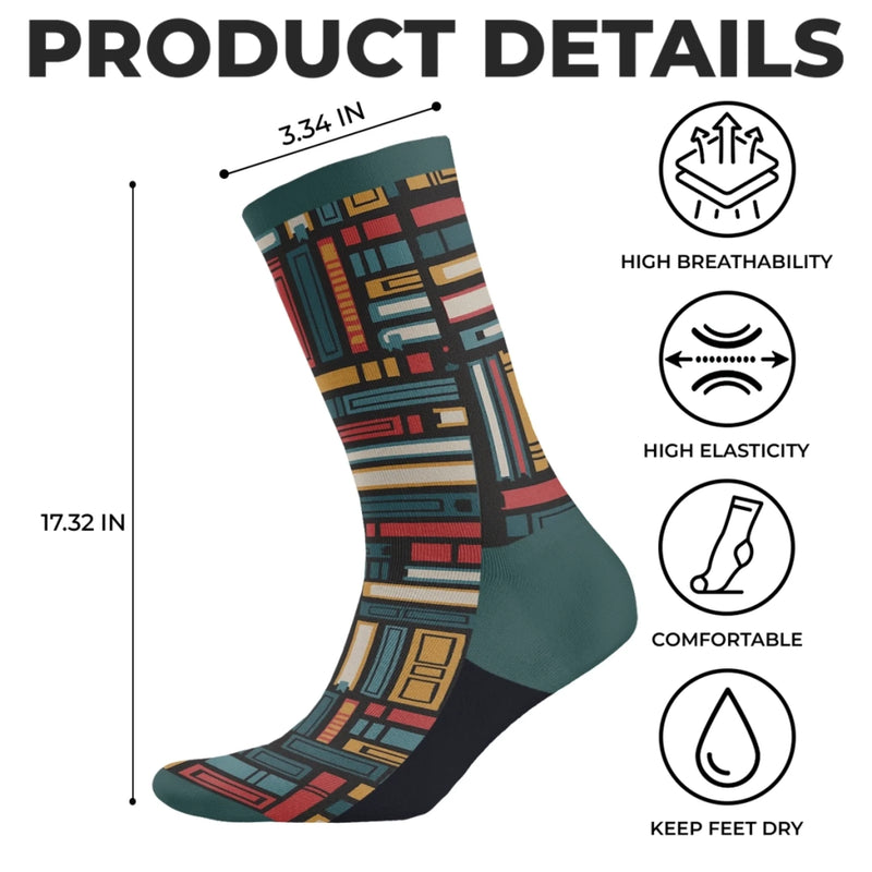 Chaussettes Personnalisées Avec Photo - Cadeaux D'anniversaire, De Noël Ou De Mariage Personnalisés Pour Mari Et Femme, Pour Elle Et Lui, Pour Couples - Un Chapitre Se Ferme, Le Rêve Continue