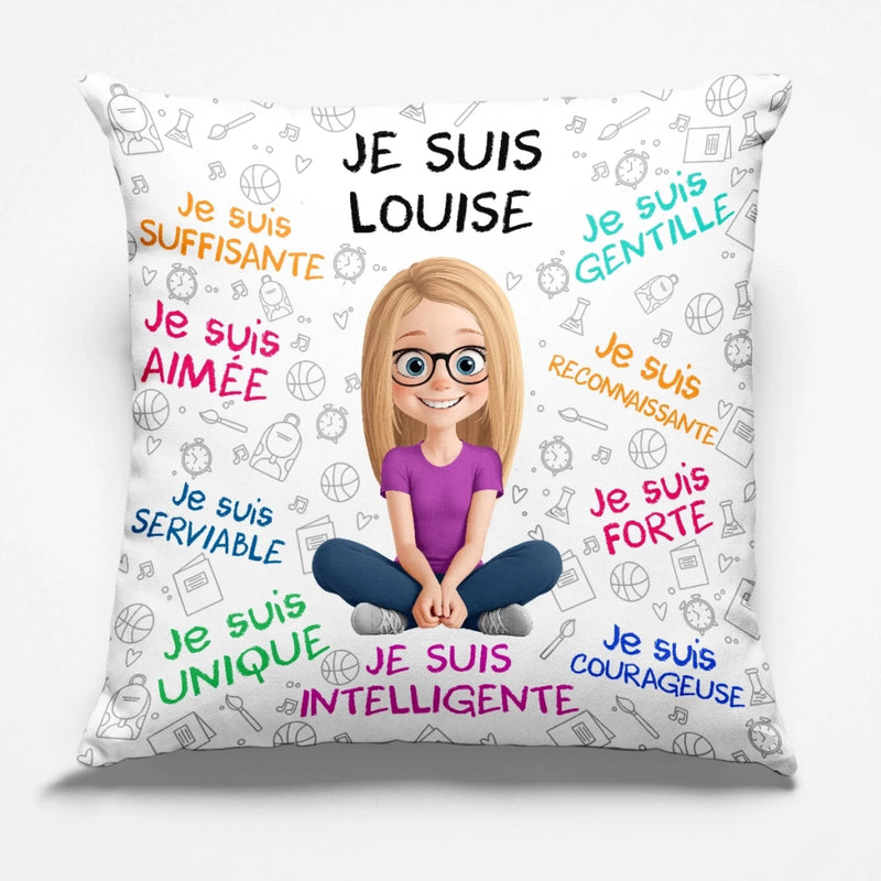 Coussin À Poche Personnalisé - Cadeaux Pour Amoureux Des Livres, Rats De Bibliothèque, Lecteurs - La Lecture Est Ma Façon De Rêver Les Yeux Ouverts