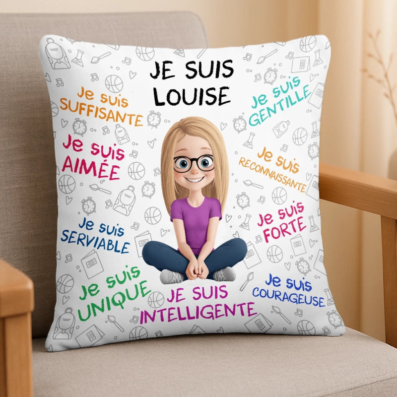 Coussin À Poche Personnalisé - Cadeaux Pour Amoureux Des Livres, Rats De Bibliothèque, Lecteurs - La Lecture Est Ma Façon De Rêver Les Yeux Ouverts