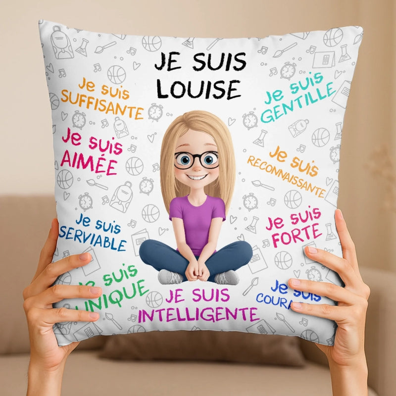 Coussin À Poche Personnalisé - Cadeaux Pour Amoureux Des Livres, Rats De Bibliothèque, Lecteurs - La Lecture Est Ma Façon De Rêver Les Yeux Ouverts