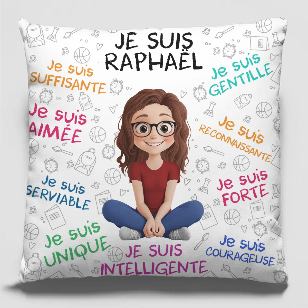 Coussin À Poche Personnalisé - Cadeaux Pour Amoureux Des Livres, Rats De Bibliothèque, Lecteurs - La Lecture Est Ma Façon De Rêver Les Yeux Ouverts